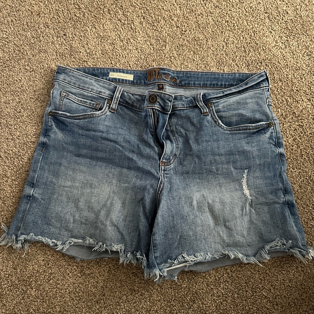 Kut from the Kloth Denim Boyfriend Shorts size 12